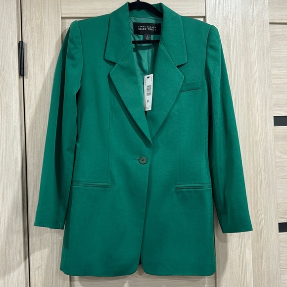NWT. Linda Allard Ellen Tracy 100%wool blazer - Picture 2 of 10
